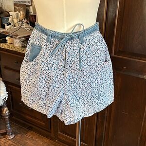 Vintage Sasson Sz S Floral Denim Women's Shorts GVC
